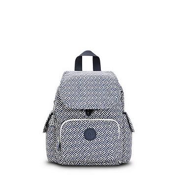 Kipling City Pack Mini Printed Rugzak Wit | BE 1494SG